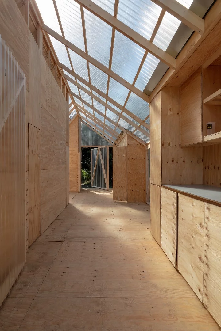 Cabin modules' main idea is that it's easy to split the cabin into its individual elements: kitchen, bedrooms, communal areas, and bathroom