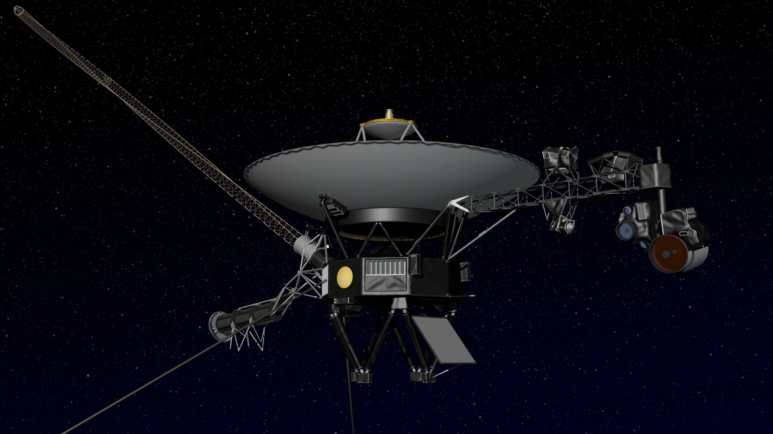 Artist concept of NASA's Voyager spacecraft (Image: NASA/JPL-Caltech)