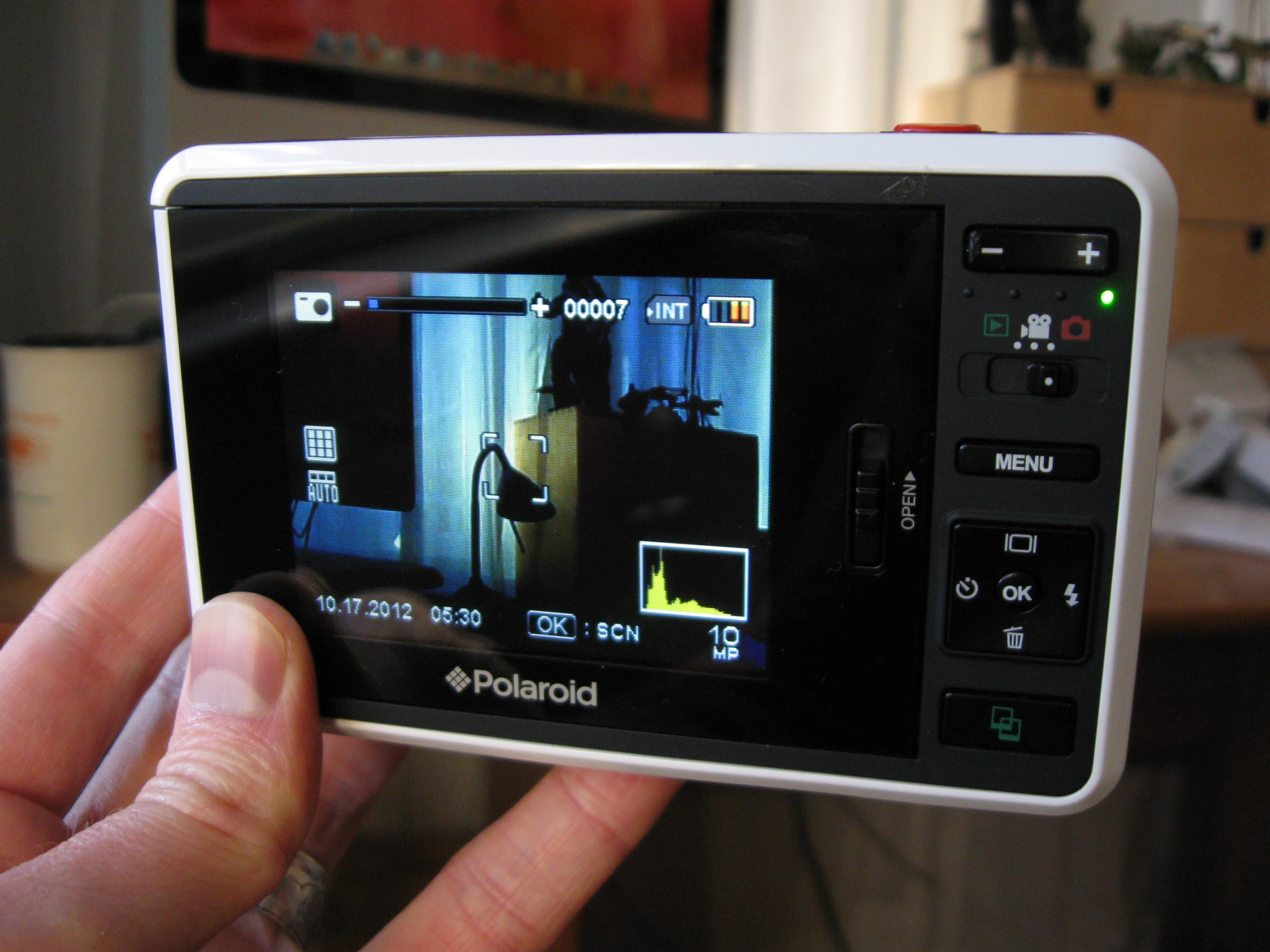 A back view of the Polaroid Z2300