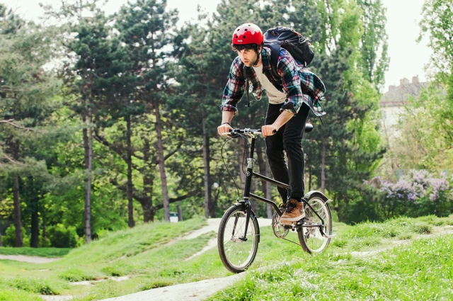 The 10-speed Rocky is intended for semi-rugged riding