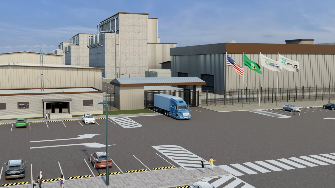 The new plant can expand to 12 modules