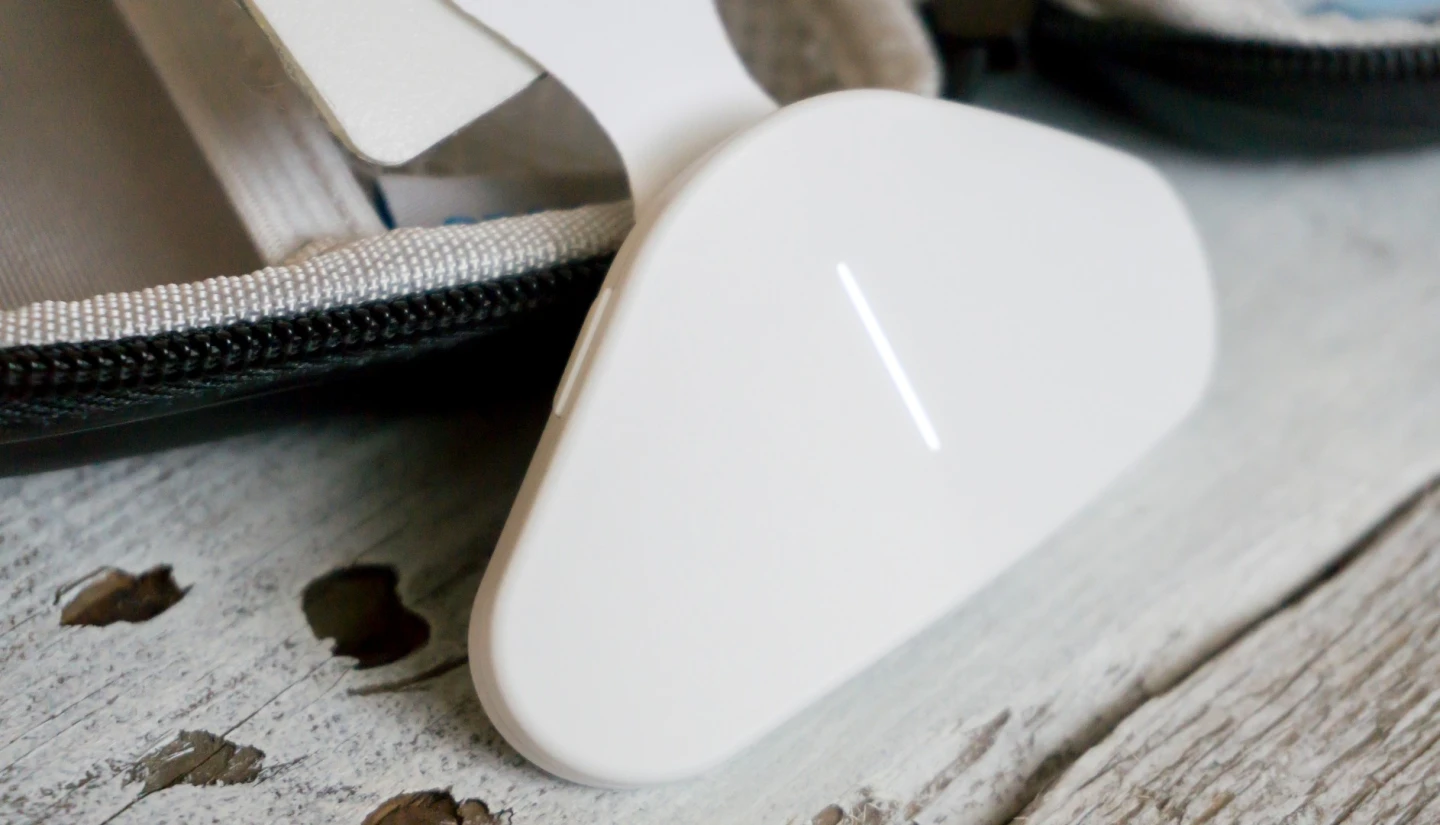 The module (or "Pod") looks the same, but the new placement doesn't give us results that are any different from any other TENS unit on the neck