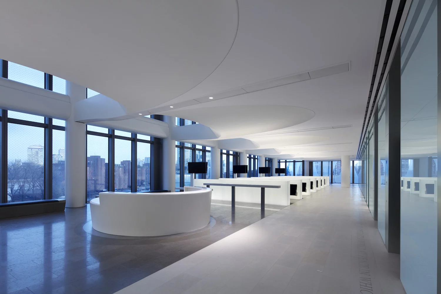 The US Embassy In London's office spaces are flexible