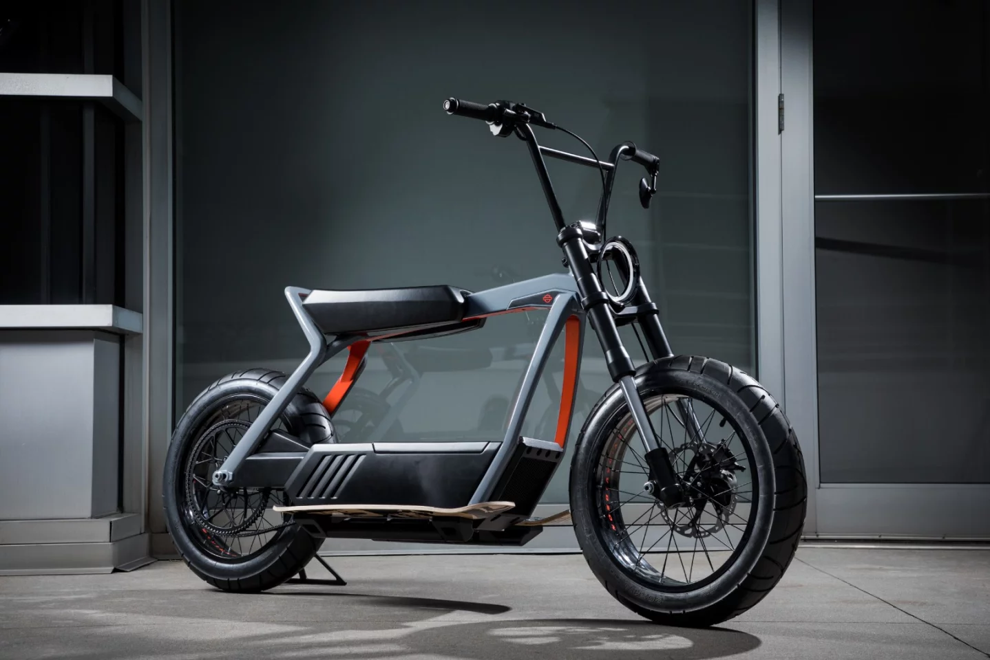 Harley's other CES concept: a mini electric moped for urban riding