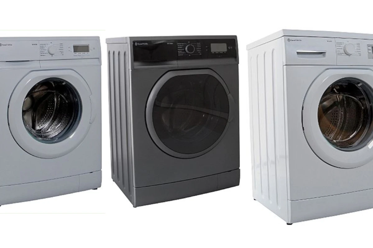 The Russell Hobbs washing machines offering a 12 minute cycle - 7kg white and graphite models and 9kg white model