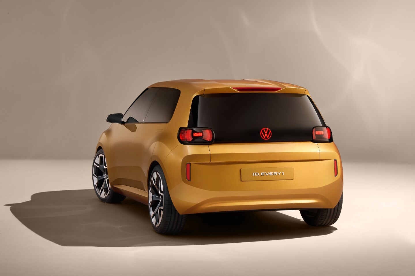 Volkswagen keeps things friendly with a "smiling" rear-end