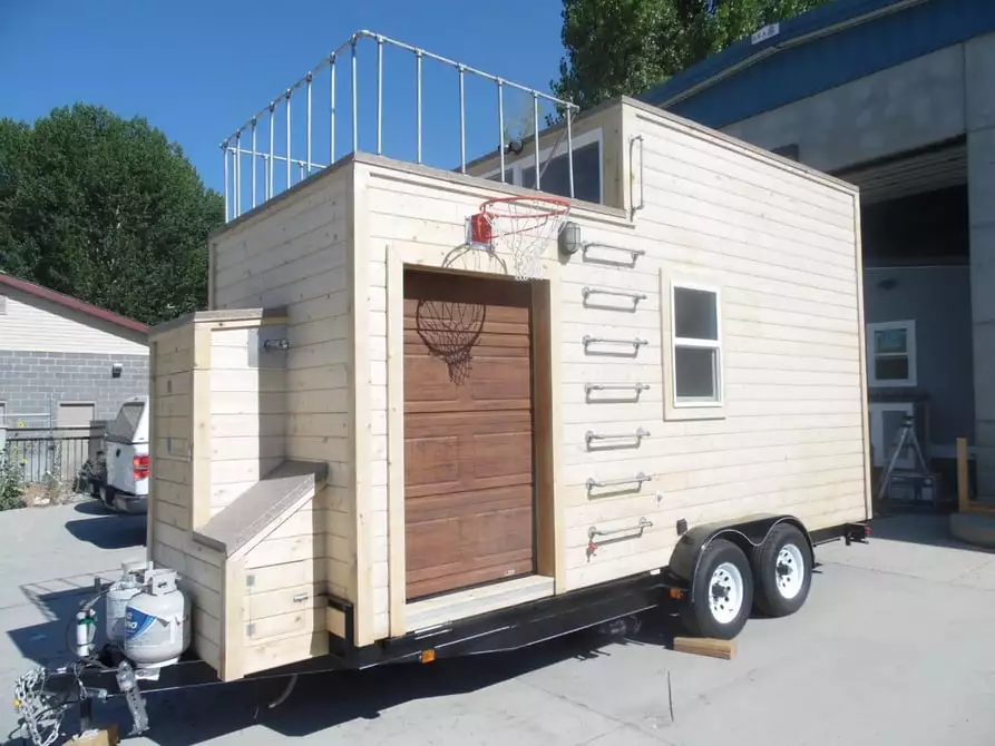 The wildcard of our selection, the Man Cave tiny house costs only $42,830