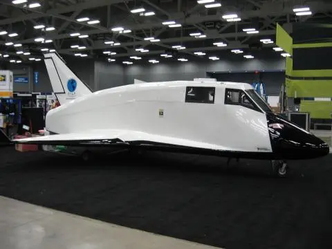 The Hermes spacecraft on display at National Instruments Week 2011 in Austin, TX