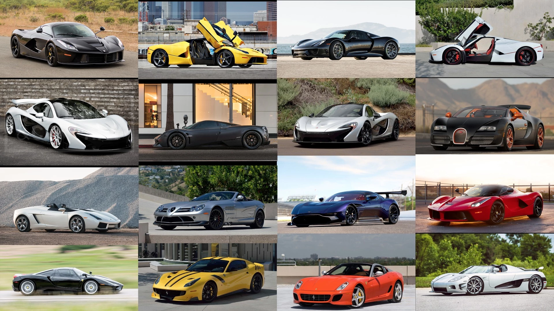 Some of the cars that will be hitting the auction block