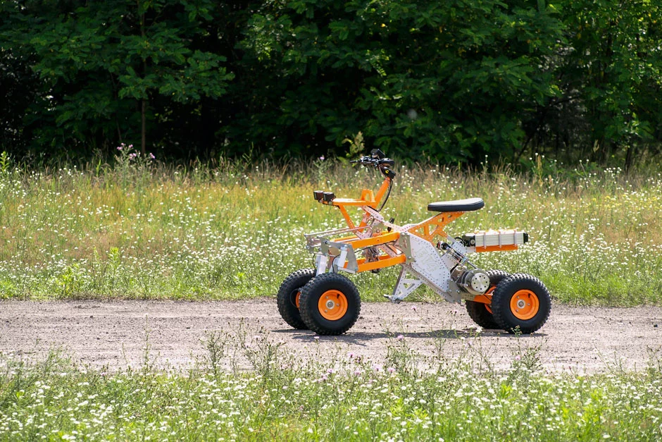 This 5th gen EV4 electric quad was designed primarily for off-road adventures