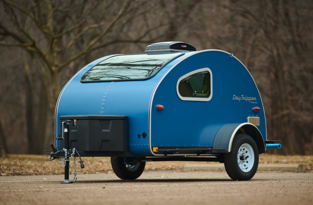 Like the original Vistabule, the Daytripper has windows on every side, including a large front skylight