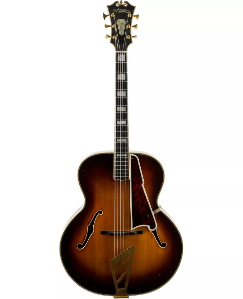 An original 1942 D'Angelico Excel, on which the USA Masterbuilt Excel is based