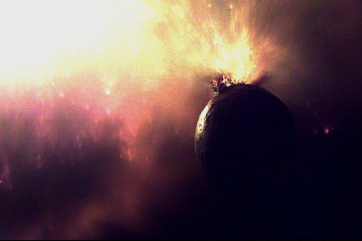 Scientists at Brown University have studied the geological features of the Imbrium Basin on the Moon, and determined that a collision with a protoplanet-sized asteroid may have been responsible