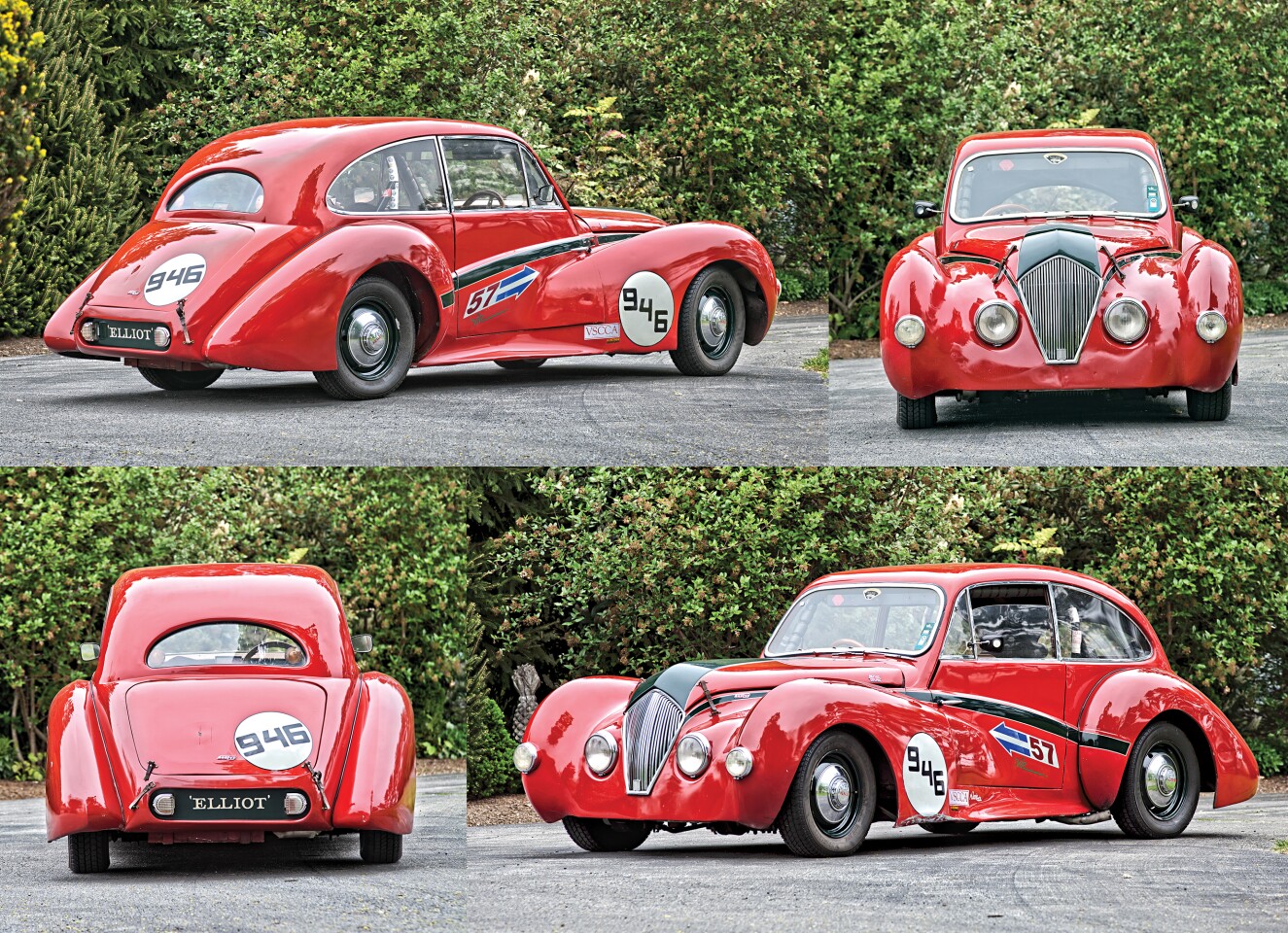 Noted British designer, driver and entrepreneur Donald Healey took his latest design, the Healey Elliott 2.4 litre to Italy in December 1946 where in testing by "The Motor" magazine, it recorded 104.65 mph over a flying quarter mile and was subsequently claimed it to be the fastest closed production car in the world. Marqueart has the full story on the Healey Elliott including magazine and newspaper clippings of the attempts.