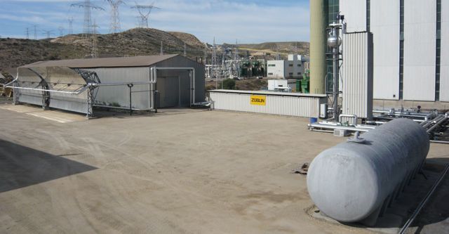 The Carboneras plant's latent heat storage system
