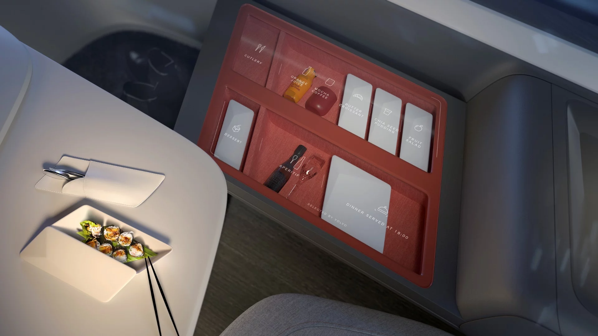 If you're going to replace air travel, you'll want to serve a meal