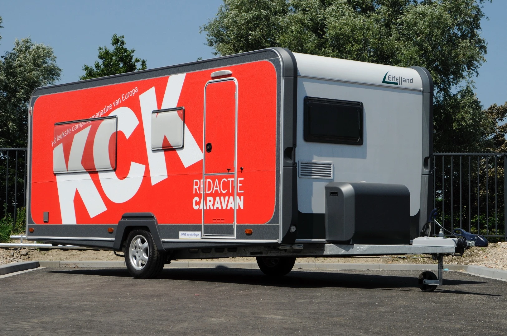 The Mannen Caravan is based on a 2008 Eifelland Deseo caravan