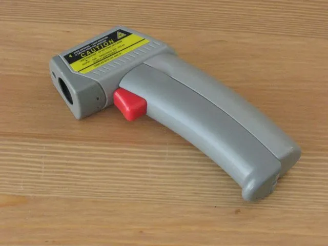 An infrared thermometer used by Paranormal Explorers