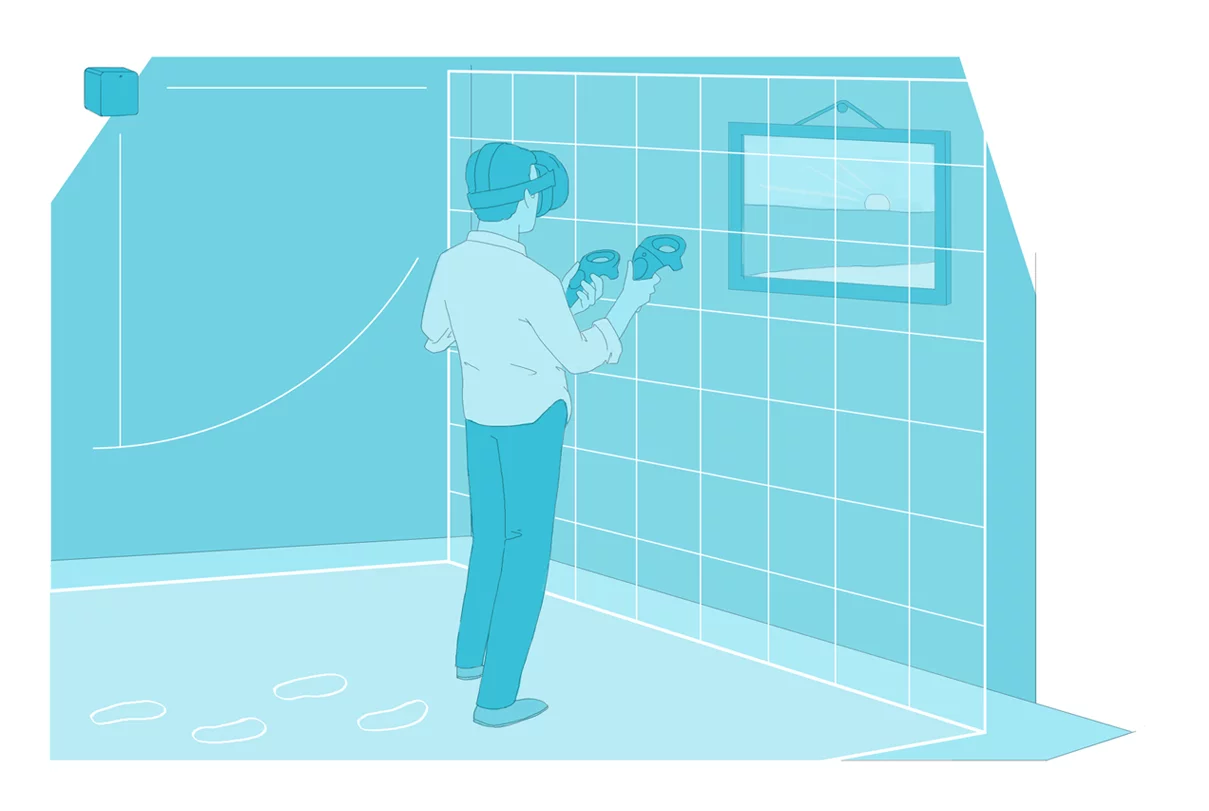 The Vive's Chaperone boundary system