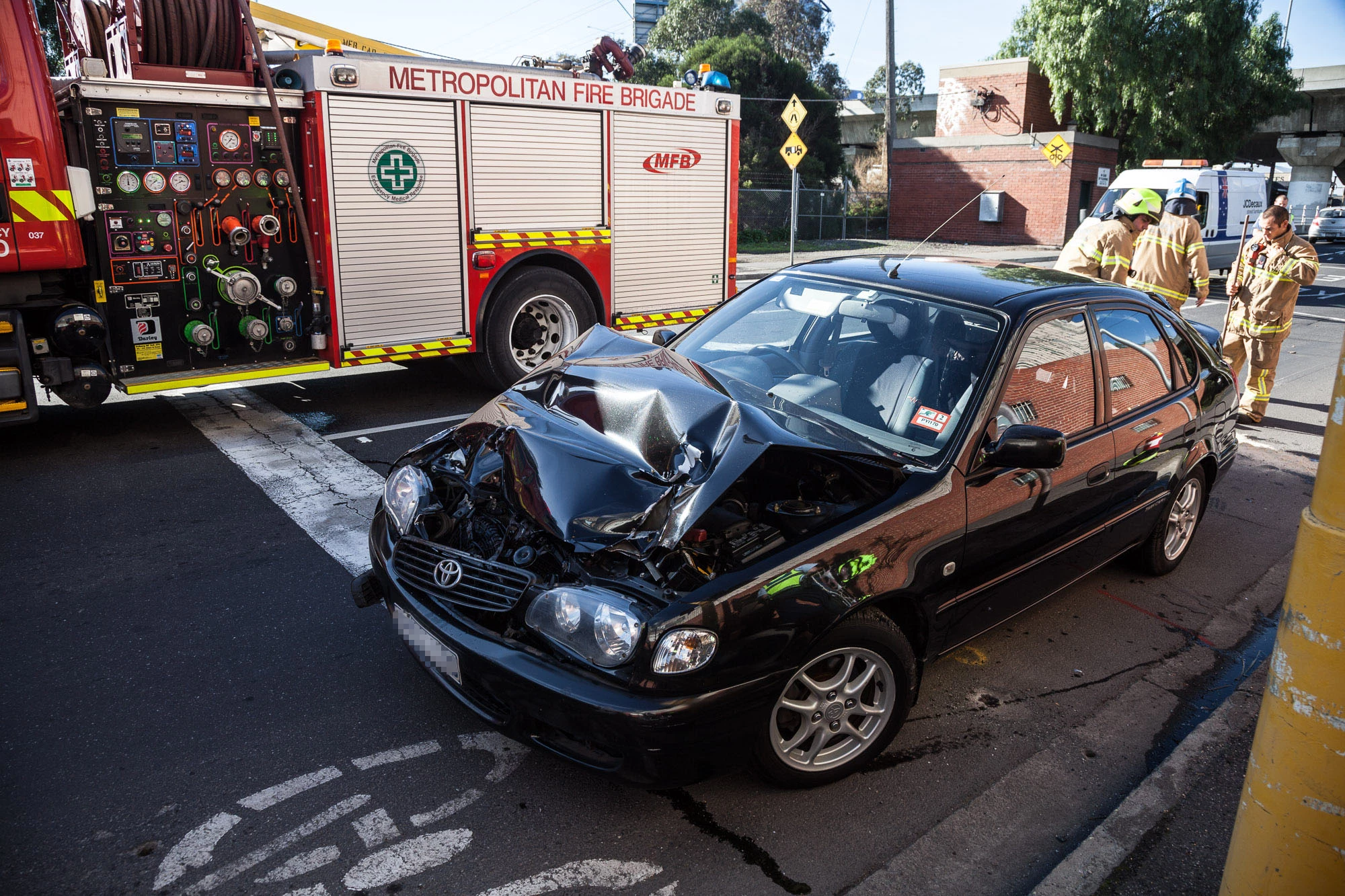 "Nose to tail accidents - they're a dime a dozen. You can still get some significant neck and seatbelt injuries. More often than not it's just a muscle injury, a sprain or strain."