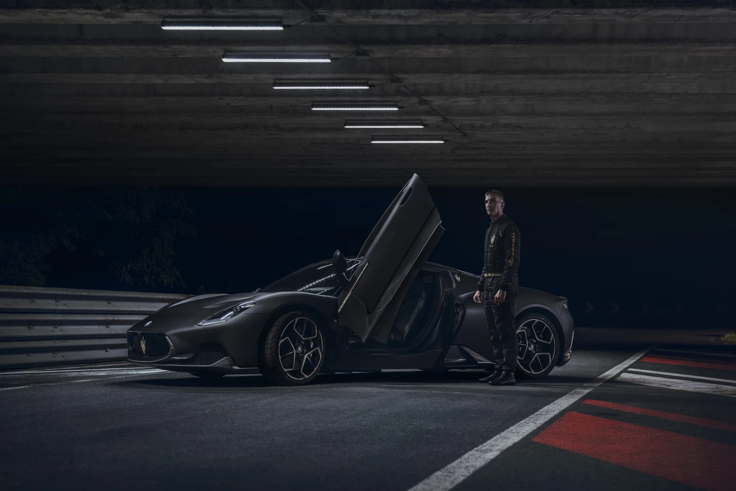 Champion race driver Andrea Bertolini had a key part in the creation of the Maserati MC20 Notte