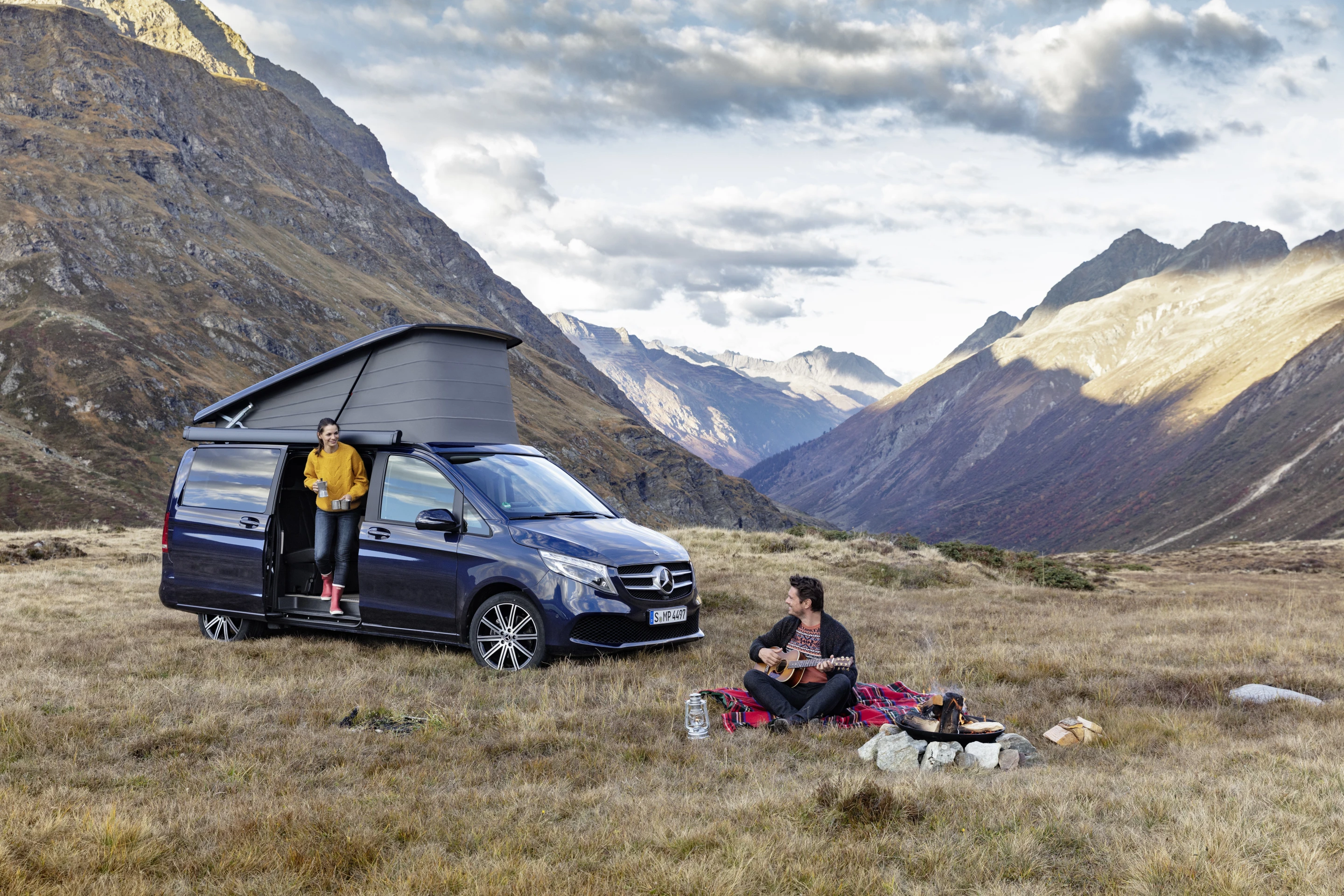 Winding the evening down with the Mercedes Marco Polo