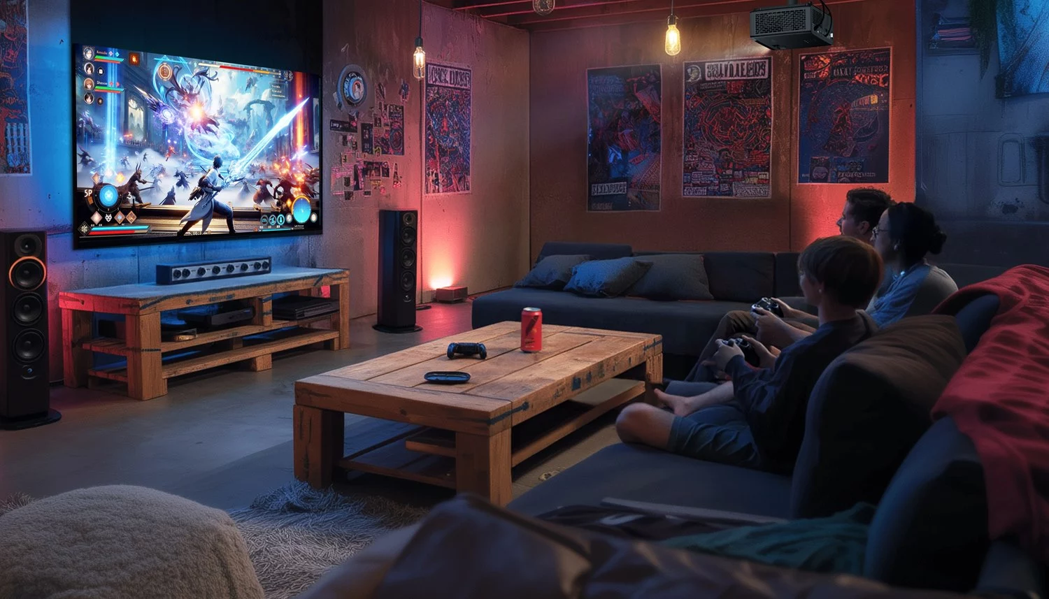 Console gamers are treated to low input lag and big-screen visuals with "advanced motion control processing"