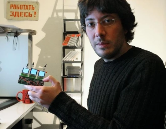 Artemy Lebedev and his clever mini keyboard