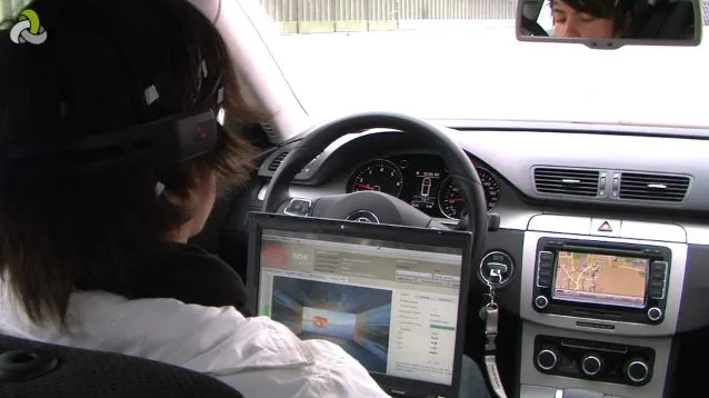 German researchers have demonstrated a system that allows a car to be driven by thought control alone (Image: AutoNOMOS)