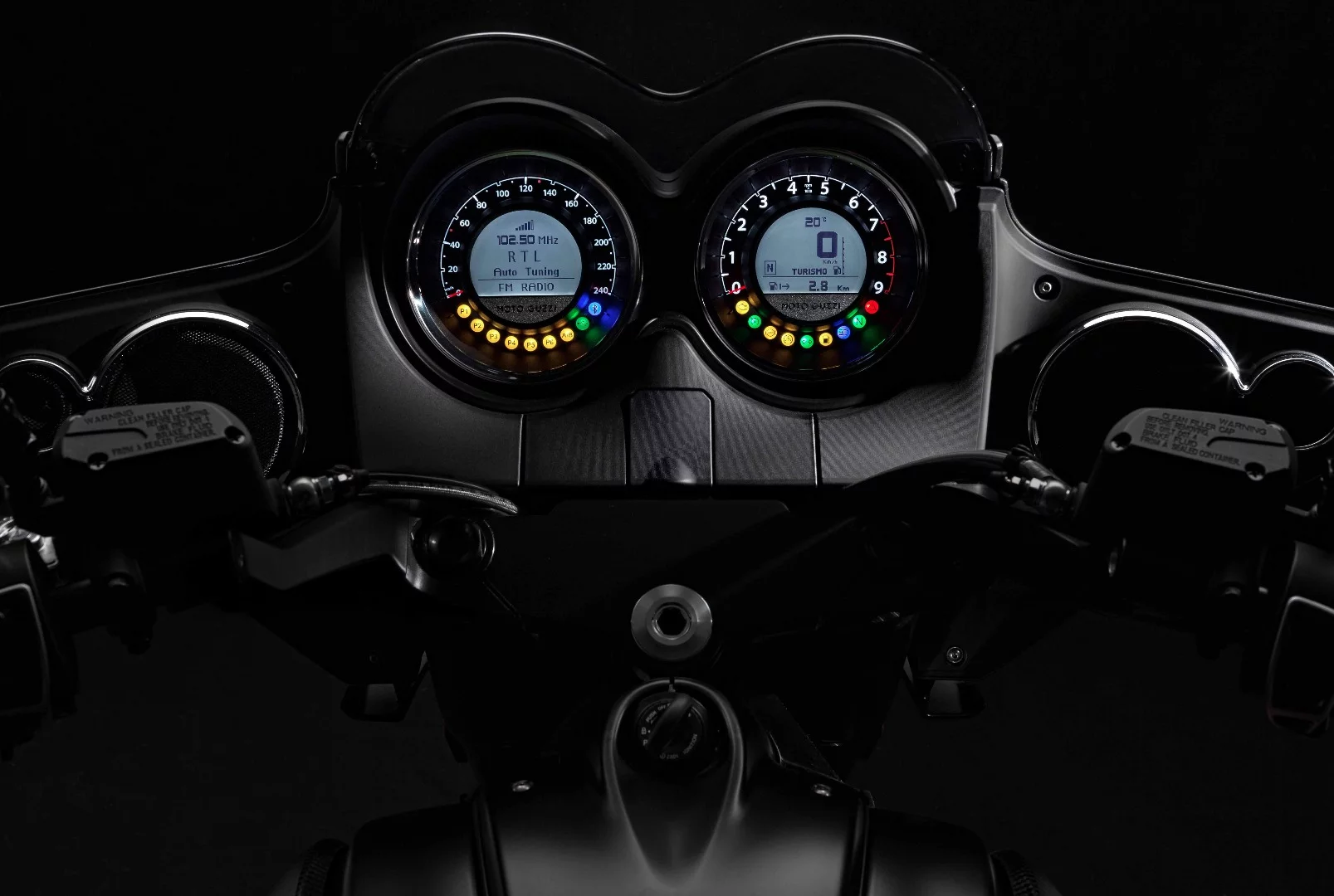The dual gage instrument cluster provides a plethora of information