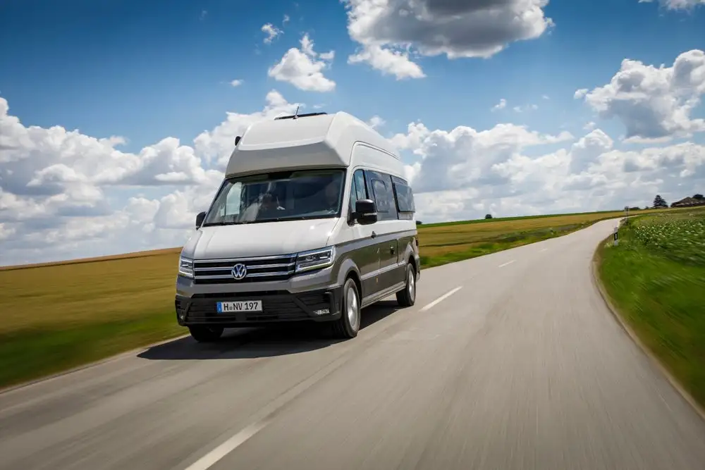 On the road in the VW Grand California 600