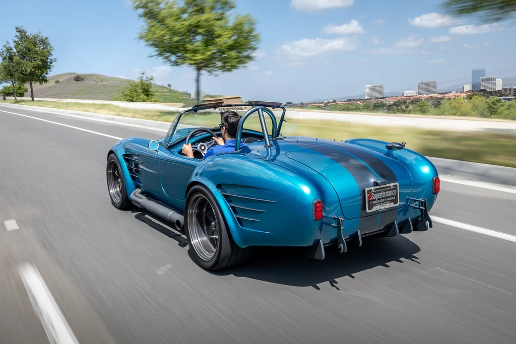 The big diffuser and scalloped fenders give the Superformance's new Cobra MKIII-R a more aggressive look