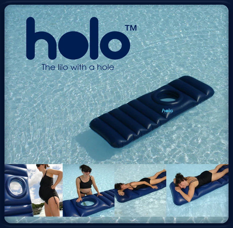 Holo lilo is perfectly shaped for a baby bump