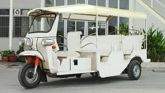 The 6-seater electric tuk tuk