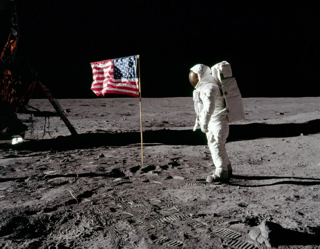 Buzz Aldrin on the Moon