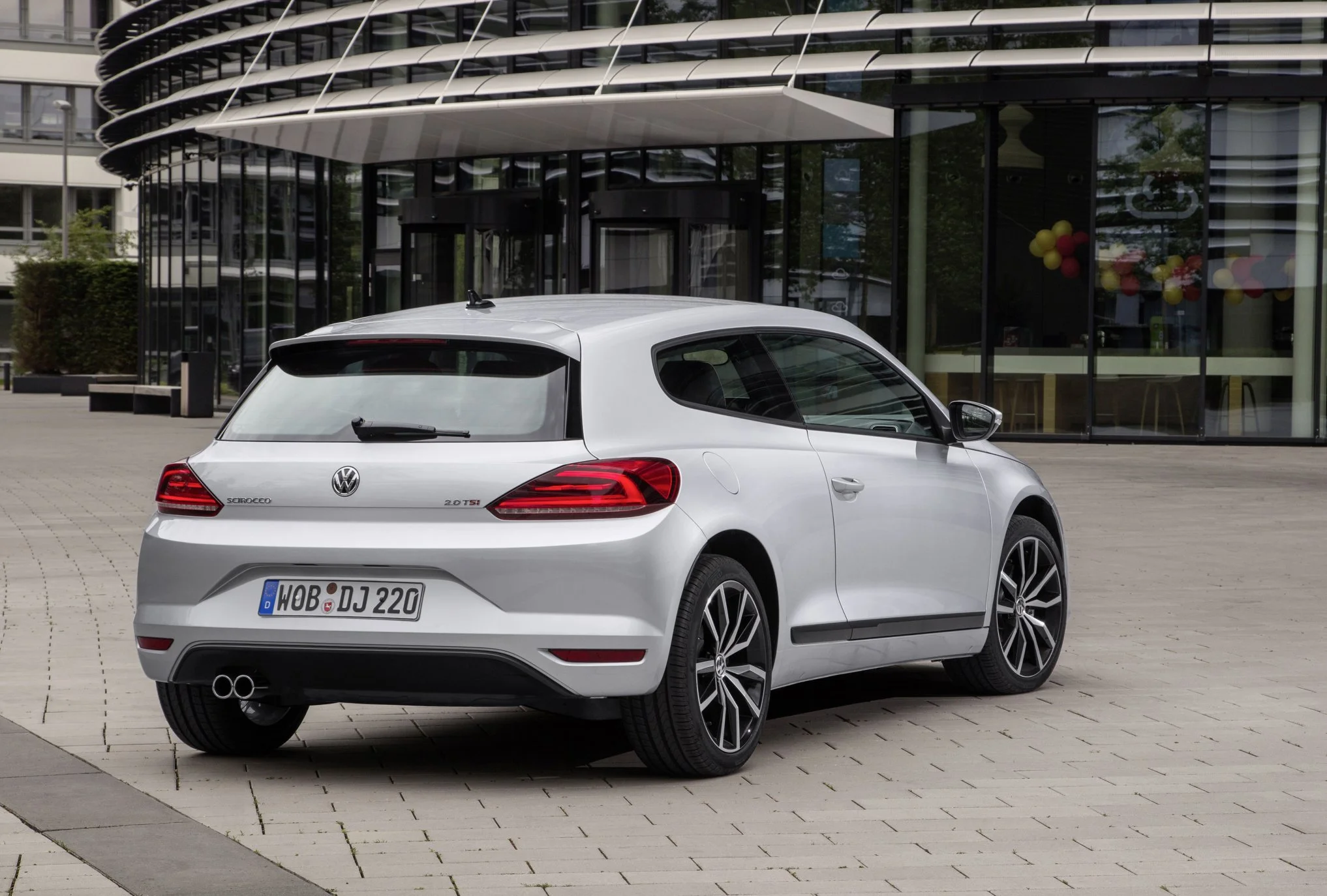 Blind spot warning is optional on the new Scirocco