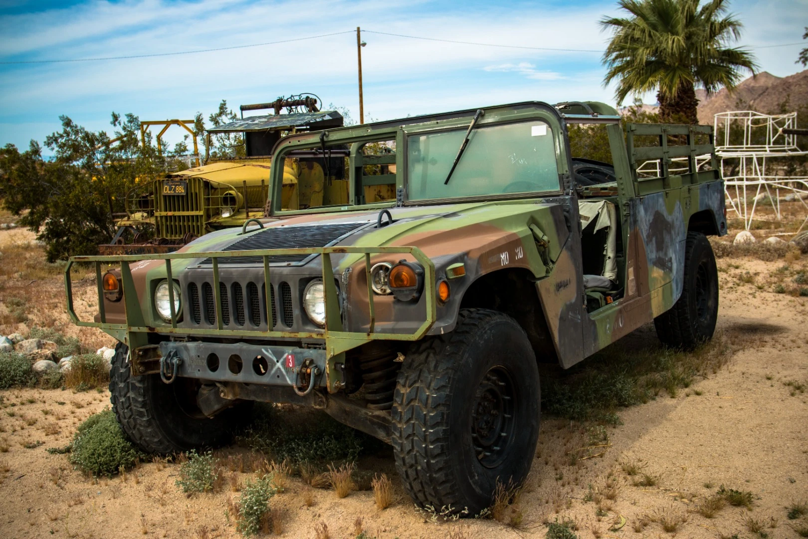 This High Mobility Multipurpose Wheeled Vehicle (HMMWV, or Humvee, as we all known them), in 1983 and built by American Motors Corporation, was the vehicle that replaced the ubiquitous Willy's MB and Ford GPW that were all known simply as "Jeep".