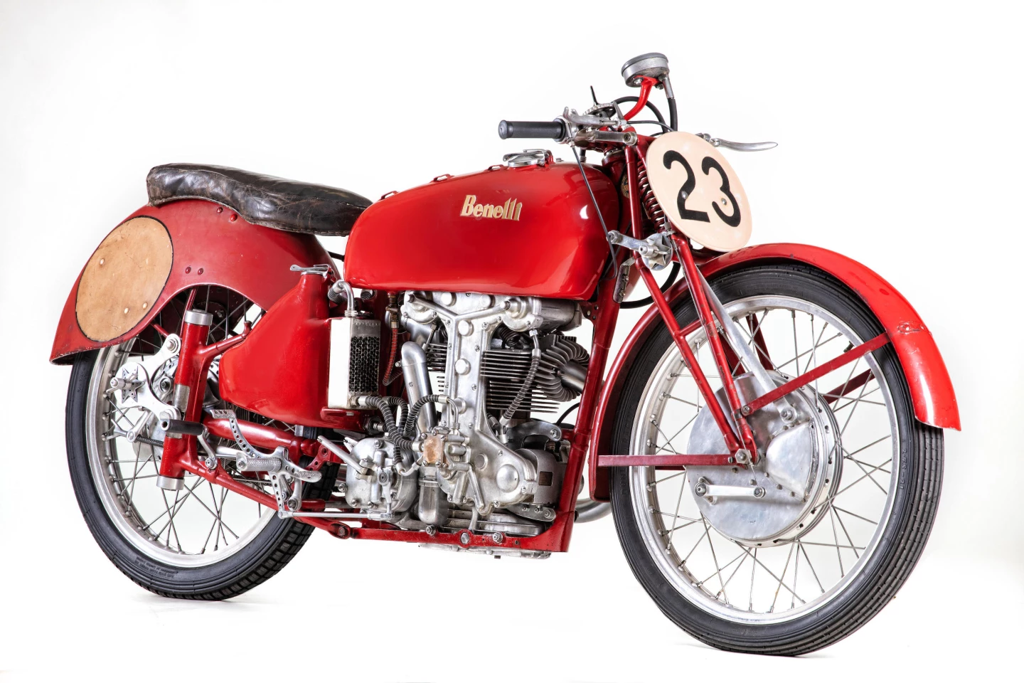 The ex-Dario Ambrosini, World Championship and Isle of Man TT-winning, 1950 Benelli 250cc Grand Prix Racing Motorcycle