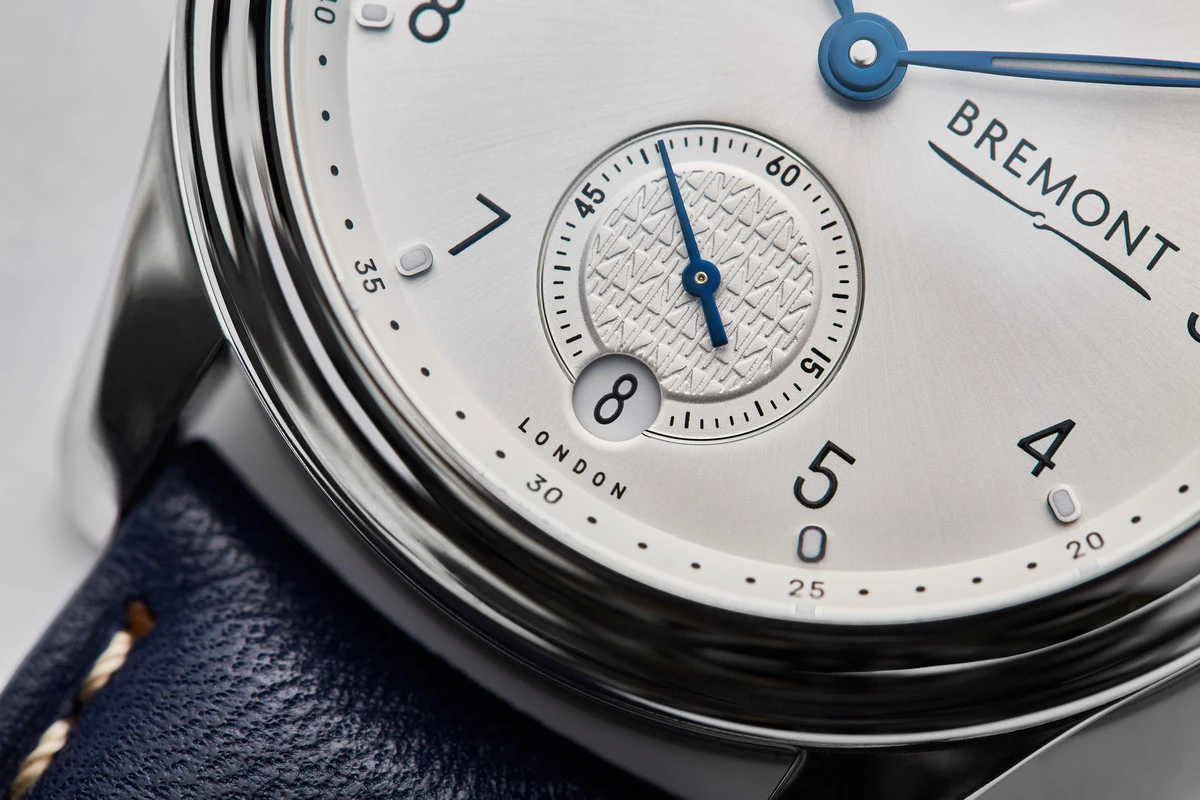 The Bremont Supersonic seconds dial