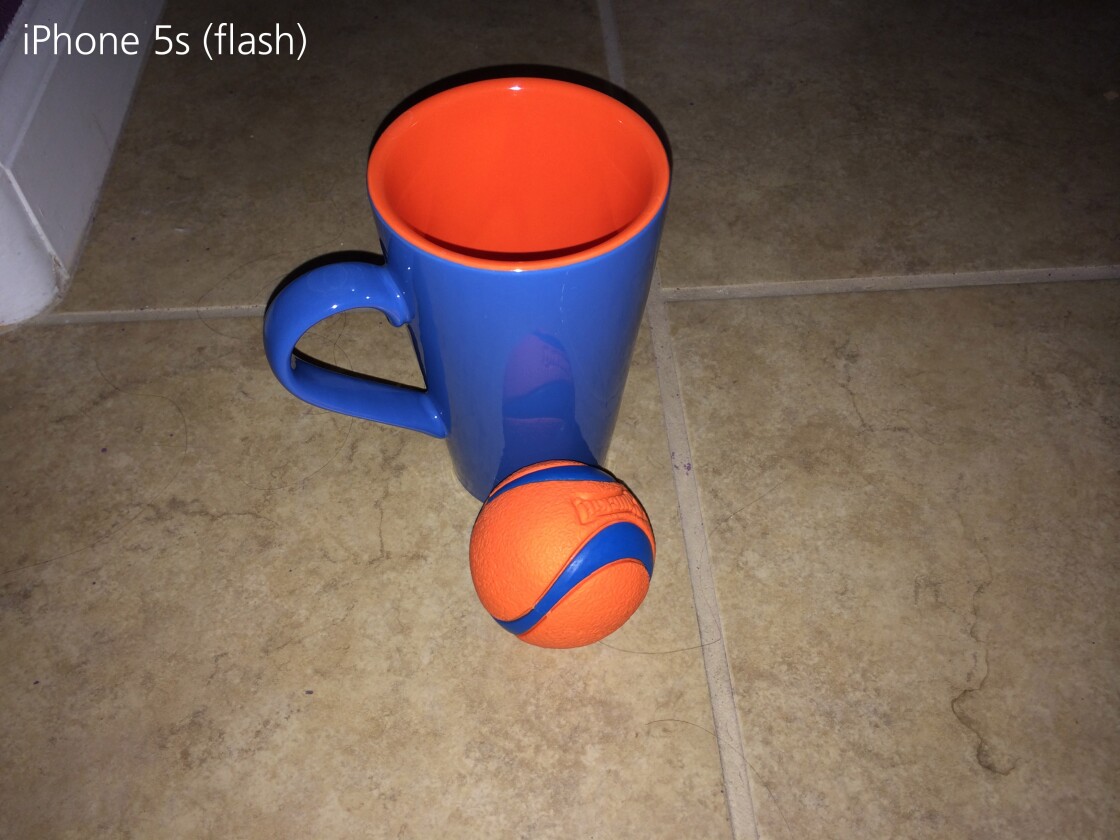Flash photography, taken with the iPhone 5s