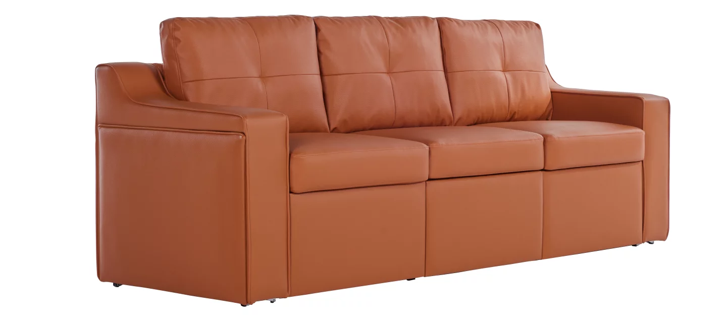 The Expandy in its sofa configuration – it reportedly tips the scales at around 90 kg (198 lb)
