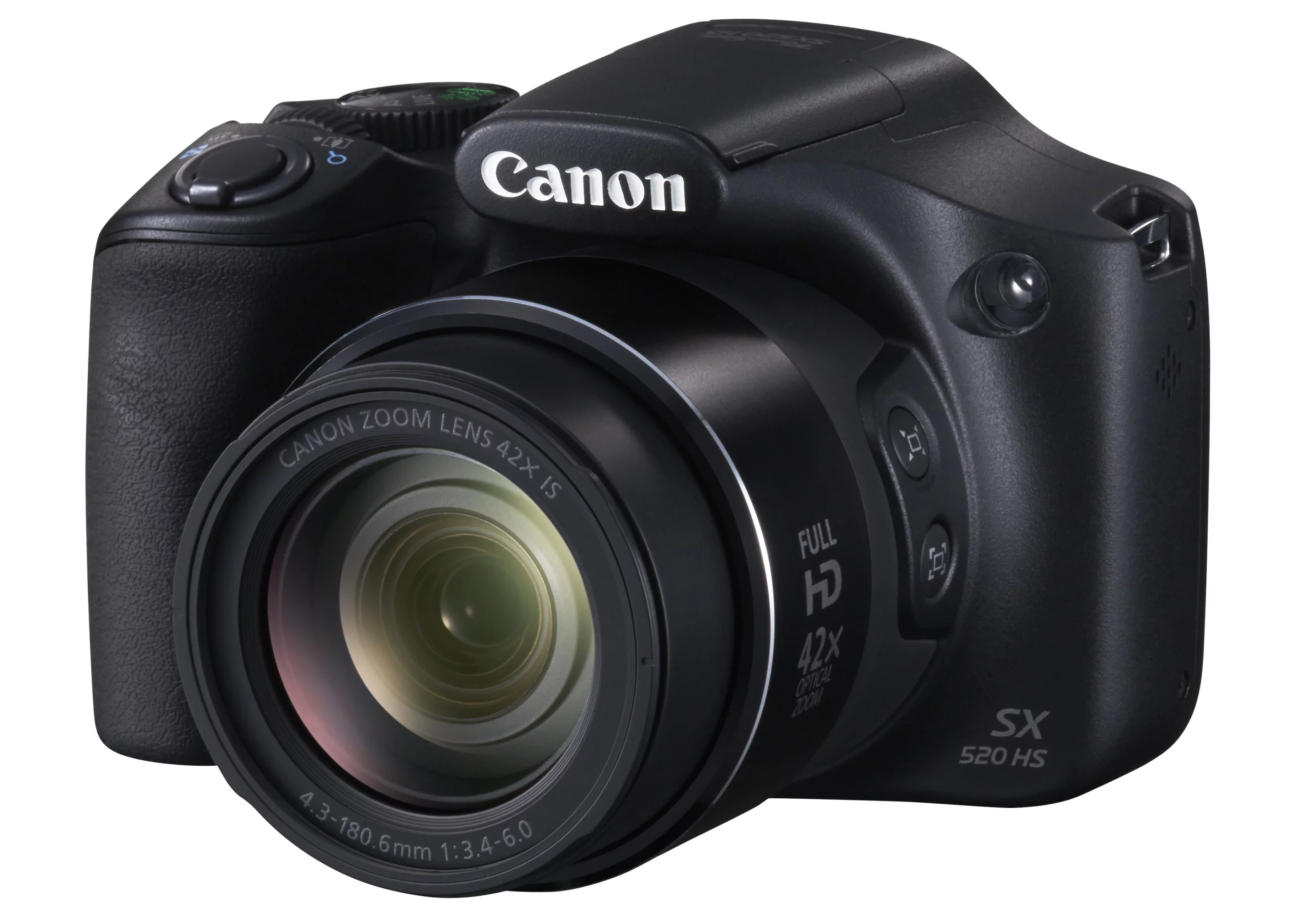 The Canon PowerShot SX520 HS features Canon's DIGIC 4+ image processor