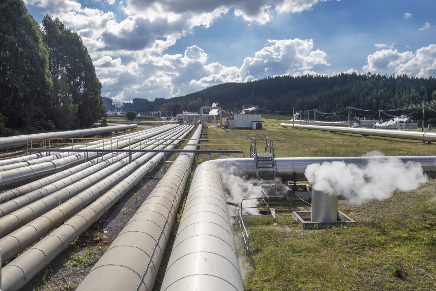 Geothermal power plant: clean and reliable energy.