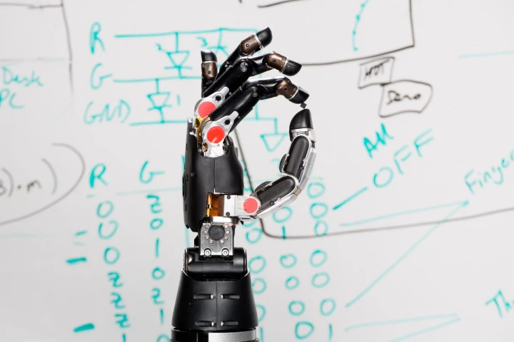 The modular hand constructed by Johns Hopkins University utilizes DARPA tech to allow subjects to feel physical sensations