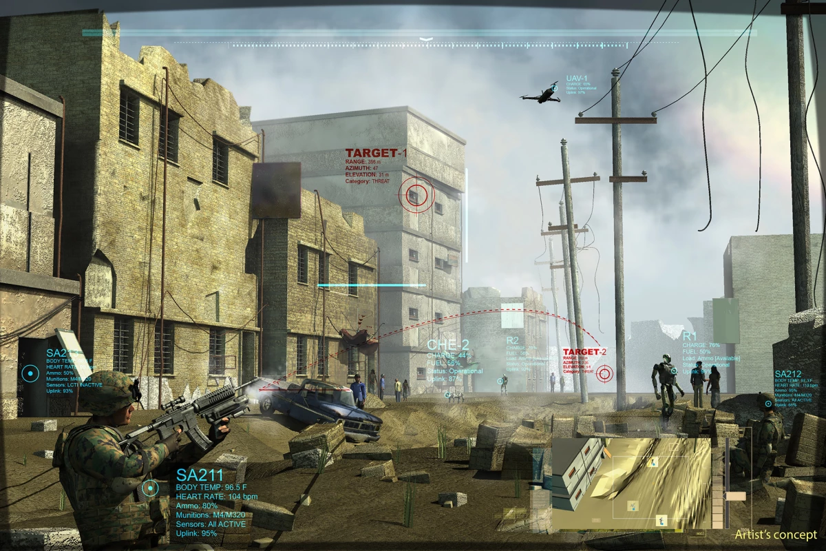 The Squad X Core Technologies program is intended to give infantry squads a tactical edge (Image: DARPA)