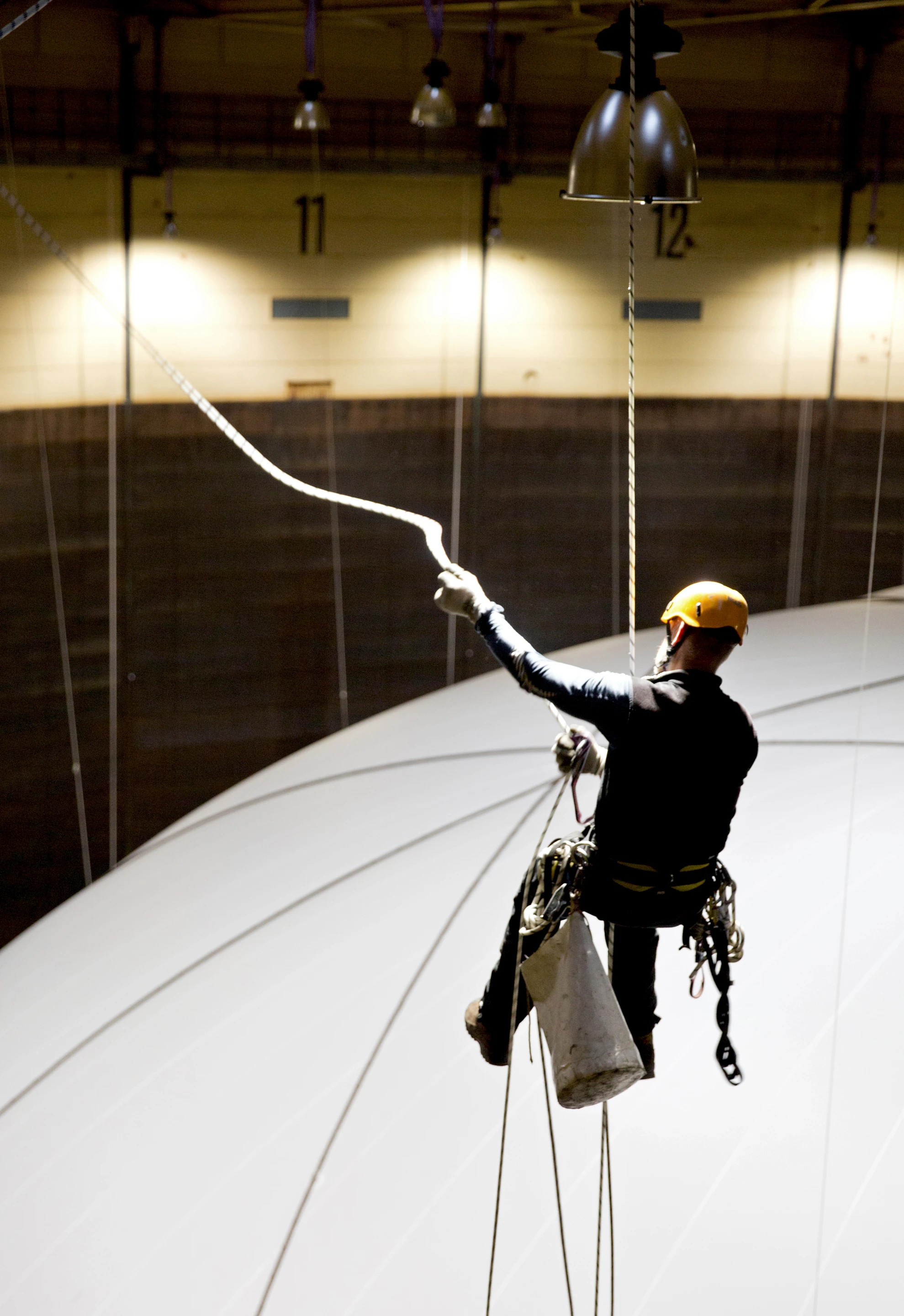"Big Air Package" is billed as the largest indoor sculpture ever created (Photo: Wolfgang Volz)
