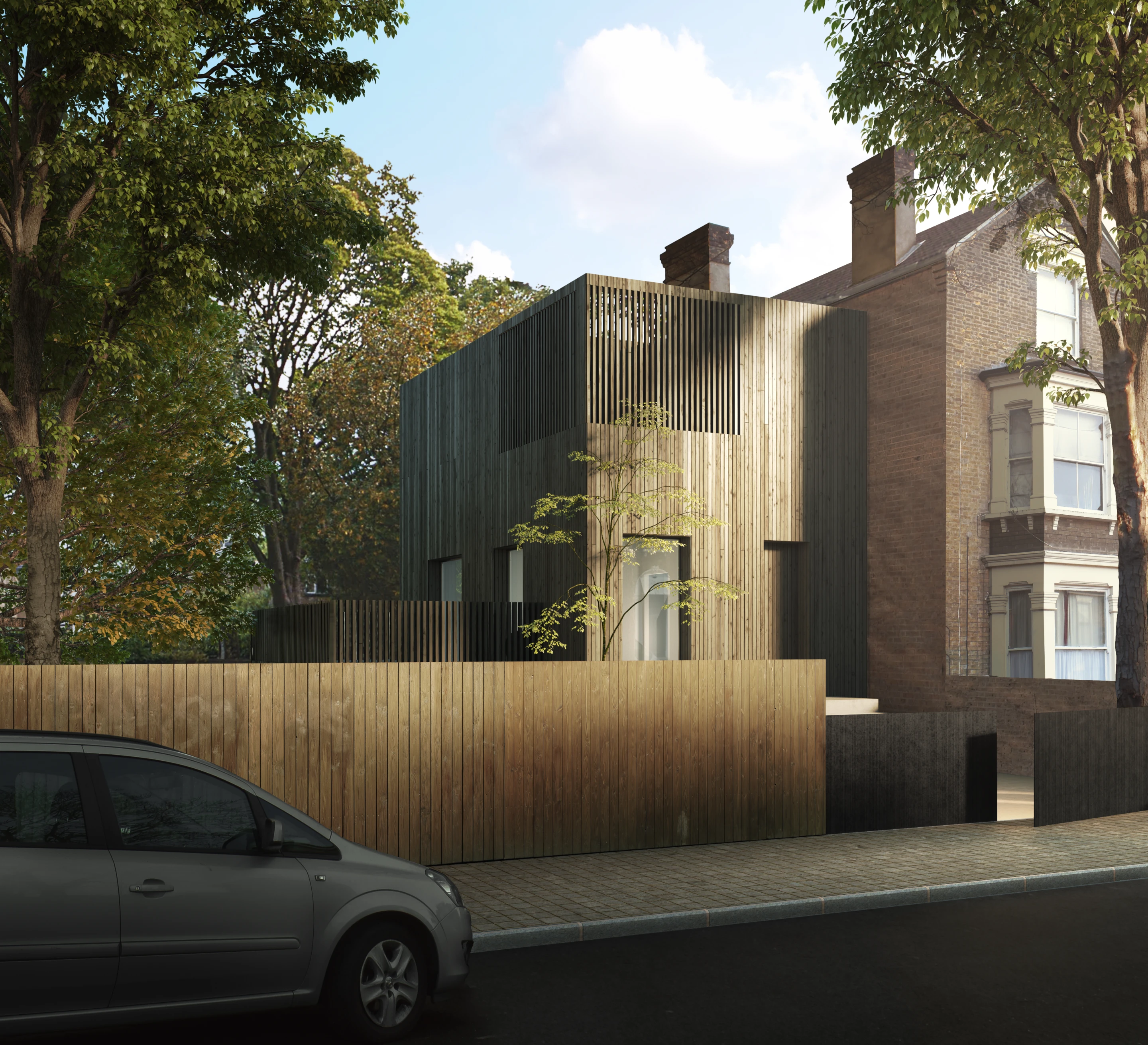The key spaces that make up David Adjaye's house have been divided into separate modules