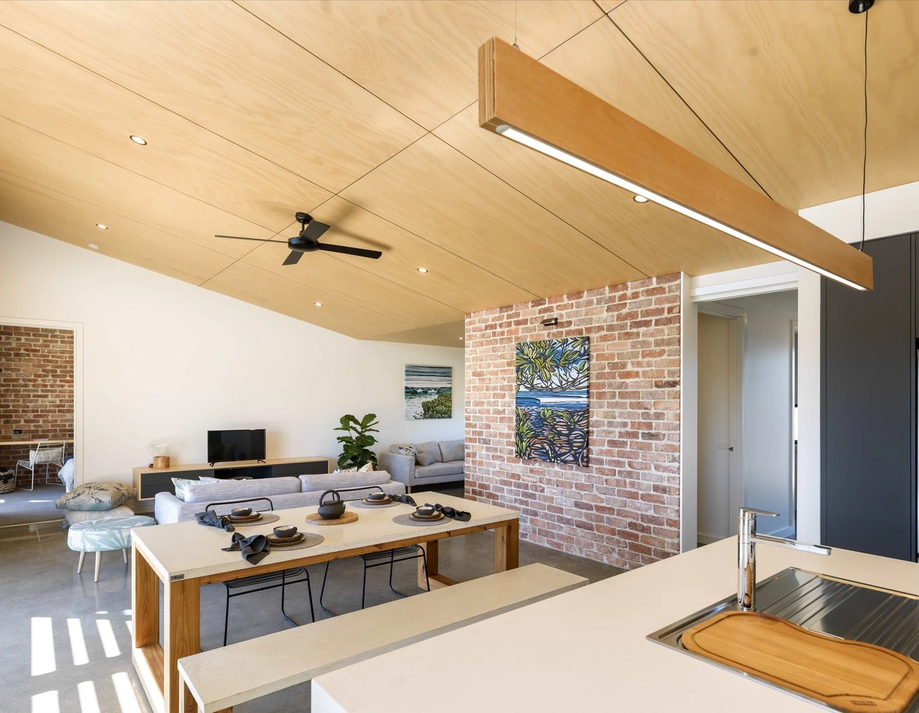 The CORE 9 prototype is a 131-square meter (1,410-sq ft) family home, featuring open plan living and dining
