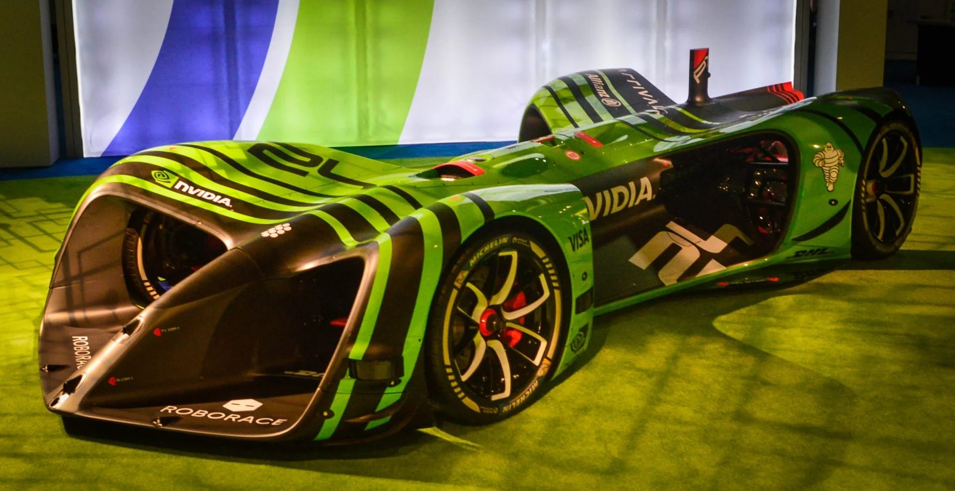 The lower level of the Detroit show highlights autonomous driving hardware, smart city mobility and other cutting edge areas of transportation technology