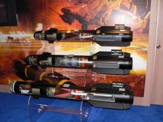 The Hellfire comes in a number of variants